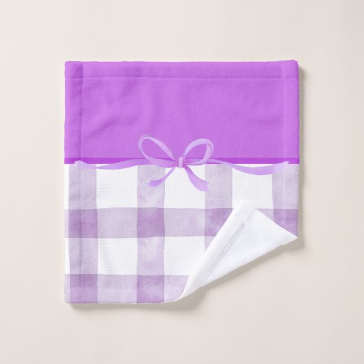 Ruban Violet (Gant de toilette)