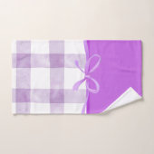 Ruban Violet (Serviette à main)