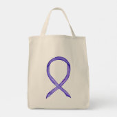Ruban Violet Conscience Violet Sac fourre-tout per (Dos)
