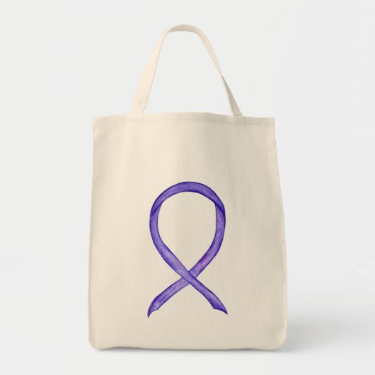 Ruban Violet Conscience Violet Sac fourre-tout per (Devant)