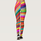 Rubans Arc-en-ciel Leggings - Amusants (Dos)