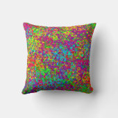 Rubans bouclés (ckc) oreiller à lancer Carré (Verso)