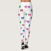 Rubans colorés Leggings violet, rouge, bleu (Dos)