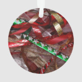 Rubans de Noël Rouge Vert et Or Vacances (dos)