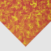 Rubans de papier de soie de soie du feu (Détail)