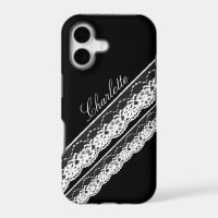 Rubans en dentelle blanche iPhone 5 Coque