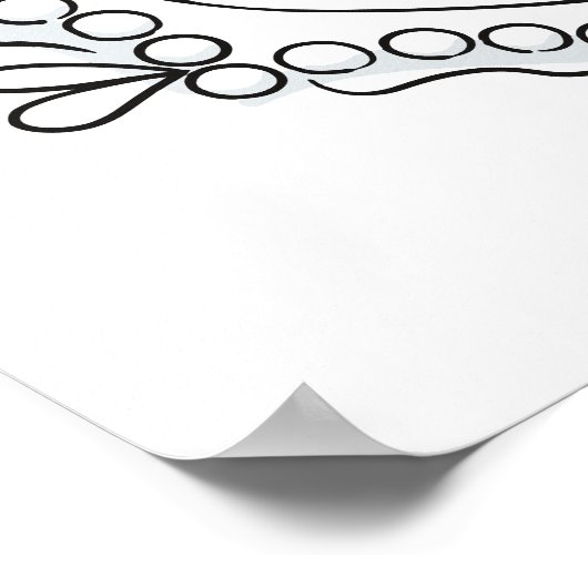 Rubans en stylos et en encre et Affiche de bienven (Coin)