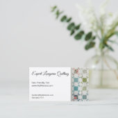 Rubans et courtepointe Rose Cartes à Biz entièreme (Debout devant)