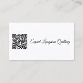 Rubans et courtepointe Rose Cartes à Biz entièreme (Dos)