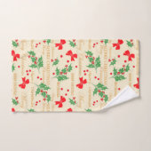 Rubans et creux de Noël (Serviette à main)