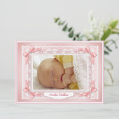 Rubans et Modèle de dentelle - Rose (Debout devant)