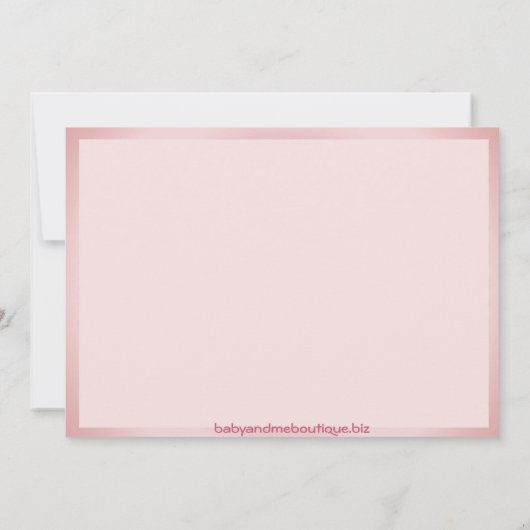 Rubans et Modèle de dentelle - Rose (Dos)