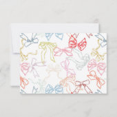 Rubans et vaches Merci couleur aquarelle (Dos)