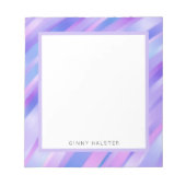 Rubans Iridescendant Bloc-notes personnalisé 5,5 p (Devant)