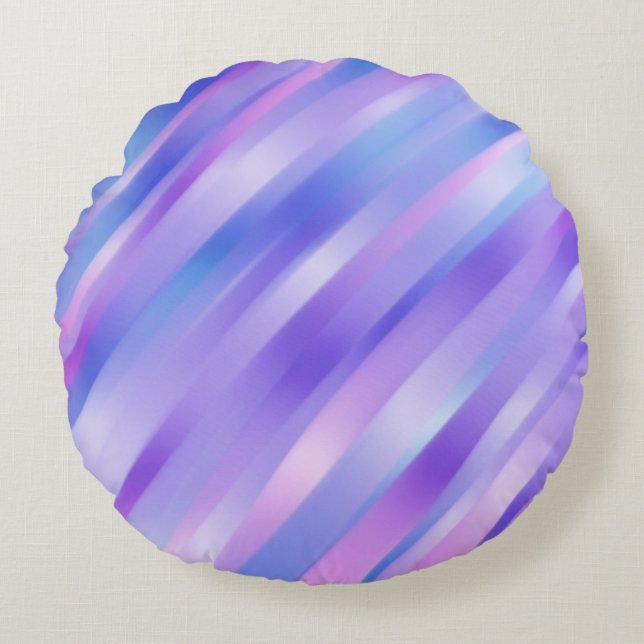 Rubans Iridescente Coussin rond (Devant)