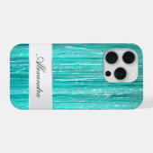 Rubans Pailletés Glamour Aqua Menthe Féminin (Verso Horizontal)