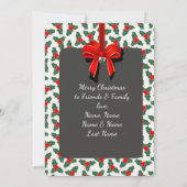 Rubans & Robinets, Carte de Noël à deux faces (Dos)