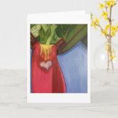 Rubarb Kaart (Gele Bloem)