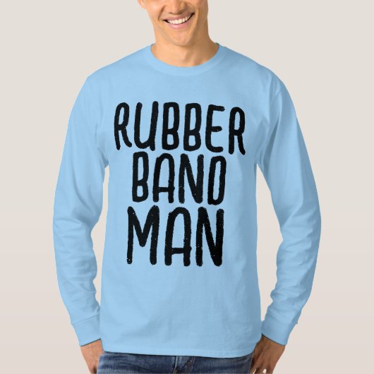 RUBBER BAND MAN T-SHIRTS MANNEN (Voorkant)
