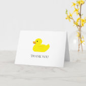Rubber Canard Douche Anniversaire Carte de remerci (Fleur jaune)