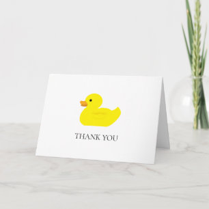 Rubber Canard Douche Anniversaire Carte de remerci