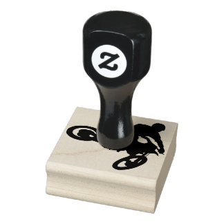 Rubber Dirt Bike Stamp Rubberstempel