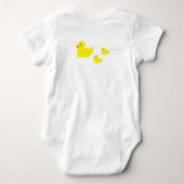 Rubber Duck Baby Bodysuit (Achterkant)