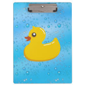 Rubber Duck Blue Bubbles Aangepaste Kinderen Klembord (Voorkant)