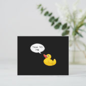 Rubber Duck Debugging Briefkaart (Staand voorkant)