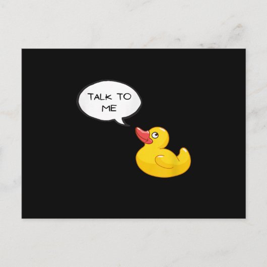 Rubber Duck Debugging Briefkaart (Voorkant)