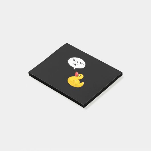 Rubber Duck Debugging Post-it® Notes (Schuin)