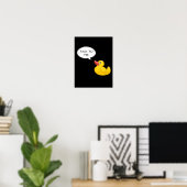 Rubber Duck Debugging Poster (Thuiskantoor)