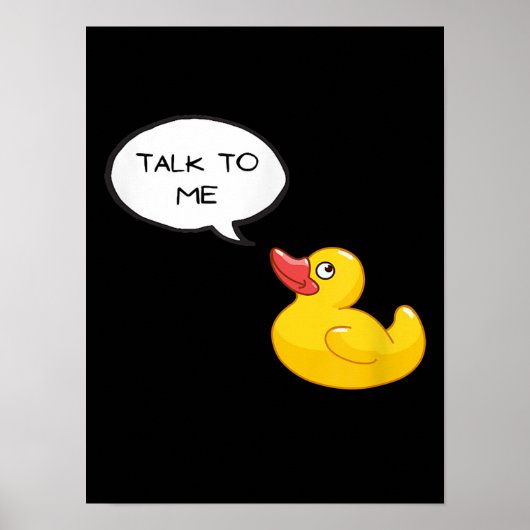 Rubber Duck Debugging Poster (Voorkant)
