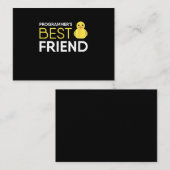 Rubber Duck Debugging Programmers Beste Vriend Informatiekaartje (Voorkant / Achterkant)