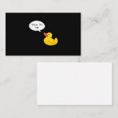 Rubber Duck Debugging Visitekaartje (Voorkant / Achterkant)