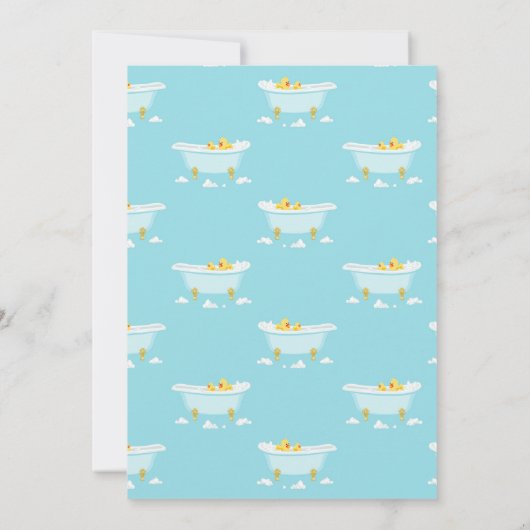 Rubber Duck Ducky African American Gender Neutral Kaart (Achterkant)