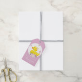 RUBBER DUCK GIRL Favoriser les étiquettes (Avec de la ficelle)