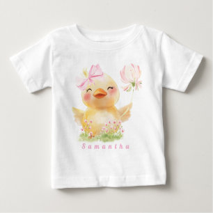 RUBBER DUCK Girl First Birthday T-Shirt Baby