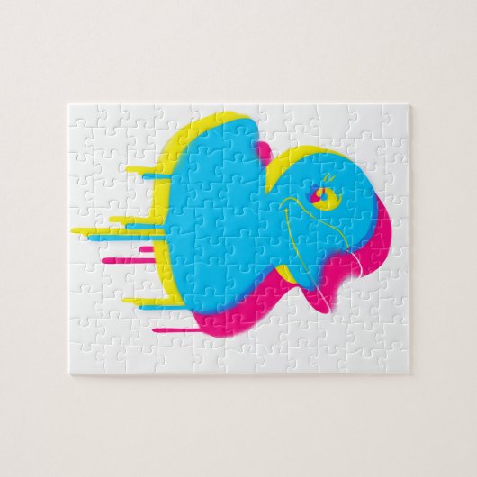 Rubber Duck Graffiti Pop Art Rubber Ducky Legpuzzel (Horizontaal)