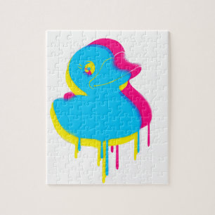 Rubber Duck Graffiti Pop Art Rubber Ducky Legpuzzel