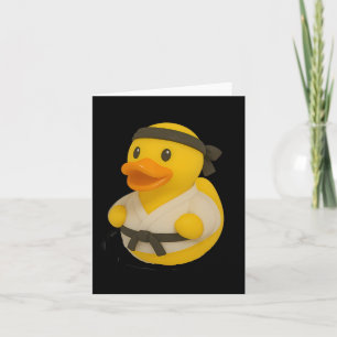 Rubber Duck Karate Ducky Duckie Mannen Vrouwen Kin Kaart