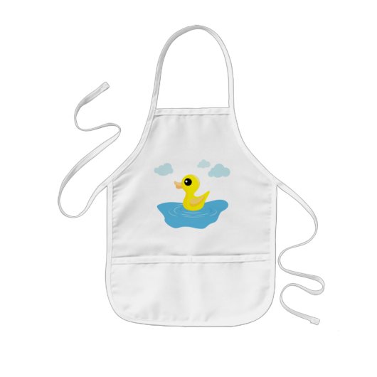 Rubber Duck Kinder Schort (Voorkant)