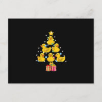 Rubber Duck met kerstboom Duckie Quack Kerstmis