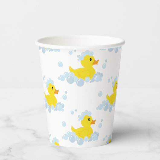 Rubber Duck Papieren Bekers (Achterkant)