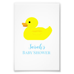 Rubber Duck Party Baby shower BABY Foto Afdruk