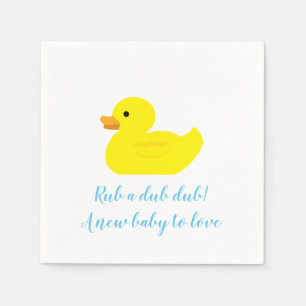 Rubber Duck Party Baby shower Baby Napkins Servet
