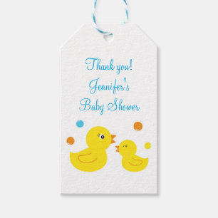 Rubber Duck Party Favor Labels Cadeaulabel
