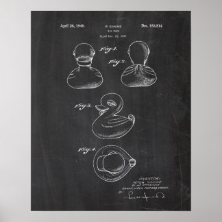 Rubber Duck Patent Poster