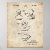 Rubber Duck Patent Poster (Voorkant)