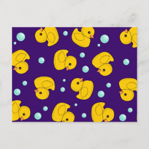 Rubber Duck Pattern Briefkaart